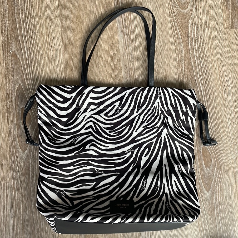 New JIMMY CHOO Candice Coulisse Tote